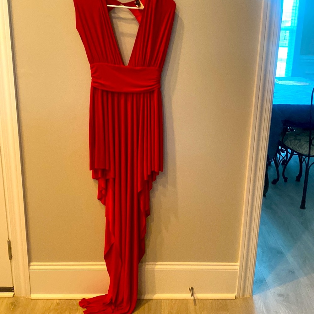 Red dress